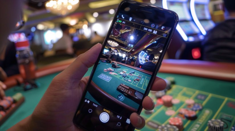 Filipino player joining a live baccarat table on money pot mobile browser
